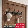 Colgador de ropa de pared gancho de pared detrás de la puerta gancho para colgar sin perforaciones baño múltiples ganchos fuerte capacidad de carga gancho para ropa y sombreros en stock al por mayor