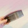 Pente de cabelo estilo coreano, artefato de quebra sem costura, acessórios para cabelo, franja de strass, pente, acessórios para cabeça, faixa de cabelo, grampo de cabelo