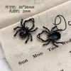 Aleación Oscura Tipo Lava Líquida Halloween Zirconio Murciélago Araña Colgante DIY Accesorios de Colgante Hechos a Mano Cuentas