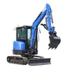 Importado Nuevo Tipo de Oruga Pequeña Multifuncional Accesorios para Máquina de Gancho Configuración Agrícola Excavadora de Jardín para el Hogar Transfronterizo