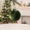 Bolas de Natal Envoltas em Tecido de Comércio Exterior Mais Vendidas para Decoração de Interiores Enfeites de Árvore de Natal DIY Bolas de Natal de Tecido em Estoque