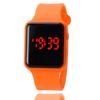 Suministro Directo de Fábrica de Shenzhen Reloj LED Cuadrado de Moda de Venta Caliente para Estudiantes Masculinos y Femeninos Simple y Elegante Creativo