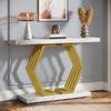 Mesa de Entrada Criativa Estilo Americano, Mesa Console Simples para Hall de Entrada Corredor Sala de Estar Lateral de Parede Vista Final, Móveis Personalizados