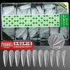Parche para uñas de pestañas Liya No. Salón de uñas, uñas planas sin desgaste, arco esmerilado, punta de escalera larga, suplemento especial individual