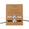 Presente de Pulseira de Casal para o Dia dos Namorados Corda de Mão Tecida à Mão Pulseira Magnética de Amor para Homens e Mulheres Amizade Corda Vermelha Transfronteiriça