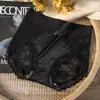 Pantaletas de encaje para mujer, finas de seda helada satinada sin costuras de cintura media-alta control de abdomen sexy y levantamiento de glúteos talla grande shorts