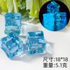 Cubo de Gelo Simulado Cubo de Gelo Transparente Saco Surpresa Par Glitter Fino Cubo de Gelo Luminoso Cápsulas de Gelo Pedra de Cristal Bar Adereços para Fotografia