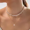 Nuevo Collar Transfronterizo de Perlas de Imitación 2026, Clásico, Moderno, Retro, Estilo Femenino, Juego de Tres Piezas Apilable