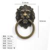 Jingmao Hardware - Tirador decorativo de aleación de zinc con forma de cabeza de león, estilo antiguo chino, para cajón de vino