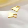 Pendientes de Bolso Triangular Brillantes de Industria Pesada Europea y Americana Pendientes de Diseño Único Pendientes de Moda para Mujer Pendientes de Estilo Callejero