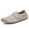 Sapatos Casuais Doudou Novos para Casal Primavera e Outono Tamanho Grande Respiráveis Mocassins Costurados à Mão Sapatos Rasos Casuais de Comércio Exterior para Homens e Mulheres