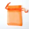 Bolsa de organza y gasa al por mayor, bolsa de gasa para almacenamiento de joyería de perlas, cosméticos, cinturones, bolsa de gasa de color sólido, bolsa para dulces y regalos