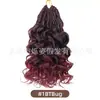Cabello de ganchillo, rizo GoGo de tres hebras, pelucas de fibra sintética de comercio exterior, rizos africanos, rastas