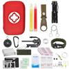 Equipamento de Viagem de Carro Conjunto de Ferramentas de Sobrevivência de Aventura Caixa de Primeiros Socorros para Sobrevivência na Natureza Multifuncional Kit de Primeiros Socorros ao Ar Livre