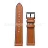 Adecuado para correa OPPO Watch 4 Pro correa de cuero de un solo lado primera capa de piel de vaca correa de muñeca 22 mm correa de cuero