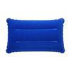 Almohada Inflable de Flocado de PVC para Viaje al Aire Libre, Almohada Lumbar, Estilo Camping, Cojín Portátil, Almacenamiento Portátil