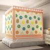 Cortina Opaca Nueva Estampada 2025 Mosquitero Tipo Cama de Tres Puertas Exclusivo para el Sudeste Asiático para Repeler y Prevenir Mosquitos