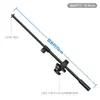 Suporte para Transmissão ao Vivo de Celular Suporte para Microfone Tripé para Filmagem de Influenciador Barra Transversal Universal para Microfone de Gravação