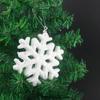 Pingente de bolha de árvore de Natal de fronteira cruzada, floco de neve de bolha de Natal, estrela de cinco pontas, sinos de neve, decorações festivas de Natal