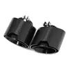 Adequado para Bmw G20 G21 320D 320I 330I Mp Fibra de Carbono Boca Final Tubo de Escape Bico Silenciador