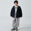 Ropa Infantil Haima 2026 Invierno Nuevo Chaqueta de Invierno con Capucha de Lana de Cordero para Niños Abrigo Grueso Cálido de Algodón