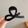 Pinza para el cabello de lujo de alta gama en color marrón, tamaño grande nuevo para cabello grueso, pinza de tiburón para recogidos en la parte posterior de la cabeza, accesorio para el cabello de uso diario