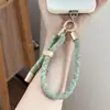 Cordão de Pulso para Celular Trançado à Mão para Mulheres, Requintado e de Alta Qualidade, Cordão de Celular Ajustável Anti-Perda para Uso Externo