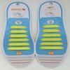 Los cordones de silicona son elásticos, creativos y modernos, cordones coloridos para perezosos, nuevo estilo transfronterizo, hebillas de cordón para perezosos, no es necesario atar los cordones
