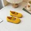 Zapatos Mary Jane calados para niñas, zapatos de cuero transpirables, estilo de verano fino para bebé, zapatos sin cordones de suela suave y poco profundos