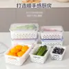 Recipientes de dupla camada para drenar e conservar, de grau alimentício, com tampas, adequados para congelar frutas e vegetais, armazenamento na geladeira e organização de alimentos na cozinha - atacado