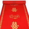 Alfombra roja al por mayor boda desechable alfombra de boda engrosada antideslizante roja festiva bienvenida a casa tapete de piso apertura