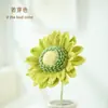Venta al por mayor Transfronteriza Hilo Tejido a Mano Girasoles Flores Artificiales Regalos del Día de San Valentín Decoración del Hogar