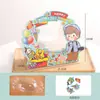 Caja de Dulces Navideños del Mismo Estilo que la Celebridad de Internet Caja de Empaque para Pastel de Fresa Caja para Pastel de Cumpleaños Caja de Postre con Forma de Dulce