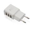 Cargador de teléfono móvil europeo 3USB 2A cabezal de carga de viaje teléfono móvil Android universal transfronterizo una generación de cabello