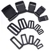 Hebilla de plástico en stock para equipaje, cinturones, mochilas y bolsos de hombro; accesorios de liberación rápida; hebillas ajustables y fijas