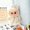 [Solo Ropa] Llavero de Primera y Segunda Generación La Bubu Colgante de Ropa La Bubu Camelia Negra + Bolsa Pequeña C