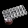 Molde de Chocolate de Plástico Duro PS Molde de Cubitos de Hielo Rosa Herramientas para Hornear Gelatina 3D Disponibles en Varios Estilos
