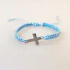 Pulseira de Aço Inoxidável Cruzada Tecida à Mão Nova Amazon Transfronteiriça Unissex Presente para Casal Pulseira da Moda