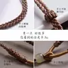 Colgante de Jade Hetian Tejido a Mano Colgante Ajustable de Jadeíta Colgante de Jade Hebilla de Seguridad Colgante de Buda Cordón para Collar para Mujeres