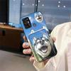 Adecuado para funda de teléfono móvil Zte Refrigeración Creativo Tarjetero Pareja de Gatos Textura Digital Resistente al Polvo para Selfie Hombres y Mujeres