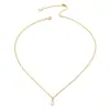 Collar Cruzado Amazon Nuevo Colgante de Perla Imitación Gota de Agua para Mujer Personalizado Elegante Retro Joyería de Nicho