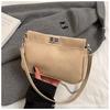 2025 Nueva Moda Simple Bolso Vagabundo Nicho Textura de Alta Gama Bandolera Versátil Bolso de Cadena Hombro Axila Mujer