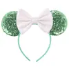 Acessórios de cabelo do Mickey transfronteiriços bordado lantejoulas laço faixa de cabeça de festa faixa de cabeça de parque de diversões férias acessórios de cabelo infantis pronta entrega