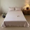 Colcha Matelassê de Algodão Lavado com Areia Estilo Coreano Conjunto de Três Peças Cobertura de Cama Espessa para Todas as Estações