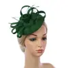 [Liquidación de Stock] Popular Tocados de Novia Europeos y Americanos de Amazon, Sombrero de Malla Retro, Accesorios para el Cabello de Imitación de Cáñamo, Regalo del Club de Jinetes