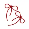 Estilo Casual y Elegante Accesorios de Joyería con Lazo Pendientes de Aleación Pintados con Spray Accesorios para el Cabello Colgante Materiales Hechos a Mano DIY W175