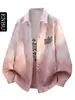Chamarra Camisa de Marca de Moda Enbu para Hombre, Nueva Colección Primavera-Otoño, para Adolescentes, Holgada Casual con Cuello de Solapa, Abrigo
