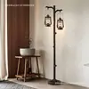 Luminária de Piso Vintage Estilo Francês para a Sala de Estar ao Lado do Sofá, Ambiente de Quarto com Sensação de Luxo, Iluminação Decorativa Estilo Retro Nanyang