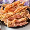 Fornecimento original ração animal atacado petiscos para cachorro tiras de carne carne seca carne pura sabor frango petiscos para roer