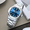 Labingji Popular Transfronterizo Reloj para Hombre de Gama Alta de Negocios Cristal Reloj de Cuarzo Tendencia Temperamento Reloj con Calendario Reloj para Hombre